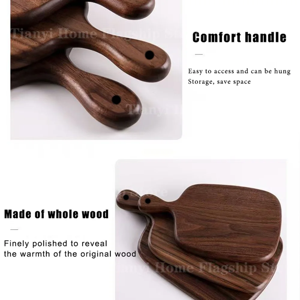 Thick Wood Cutting Board with Handle - Image 6