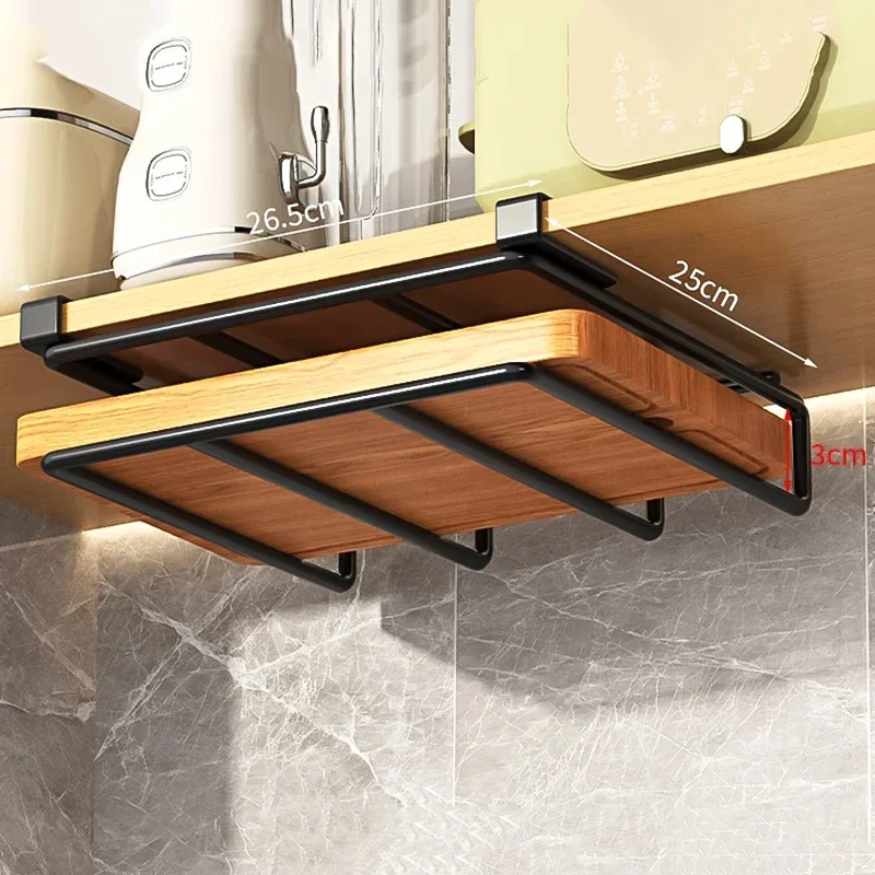 Under-Cabinet Hanging Rack with Hooks - Image 8