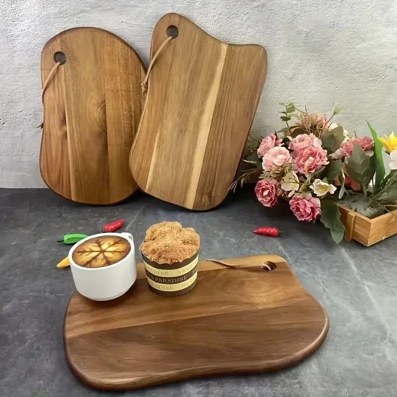 Acacia Wood Cutting & Serving Board - Image 3