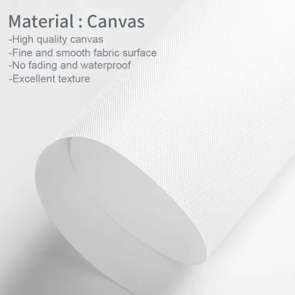 Soft Leaves Canvas Print Set of 3 - Image 5