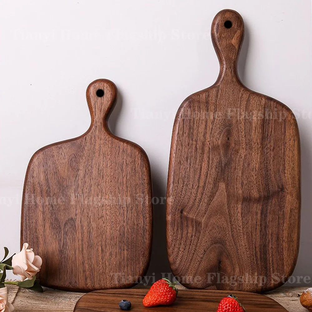 Thick Wood Cutting Board with Handle - Image 4