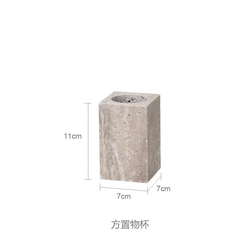 Silver Ash Stone Bathroom Accessories - Image 8