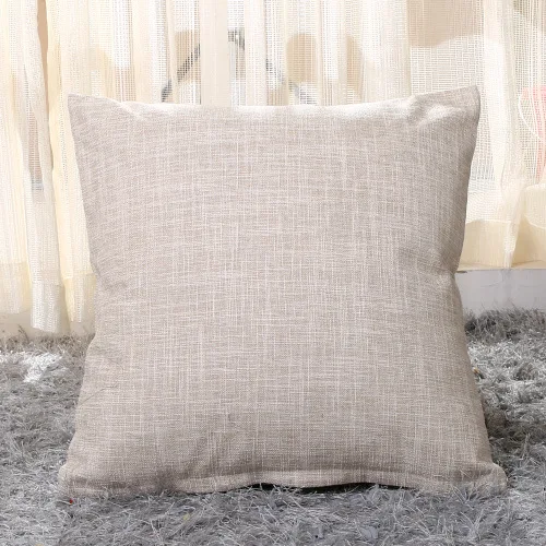 Solid Linen-Look Pillow Cover - Image 15