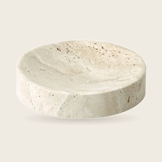 Beige Travertine Bath Accessories