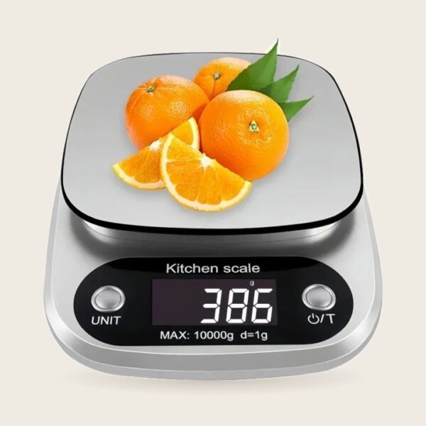 Compact Digital Kitchen Scale, 22 lb