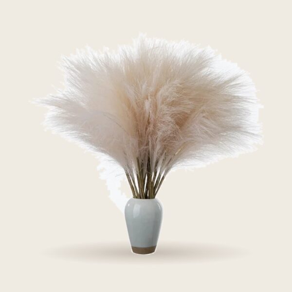 Faux Pampas Grass Stem, Tall