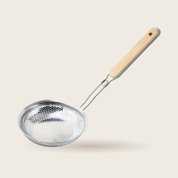Fine Mesh Skimmer with Wooden Handle