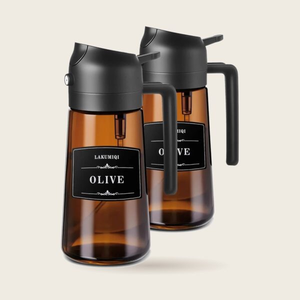 2-in-1 Glass Oil Dispenser & Sprayer