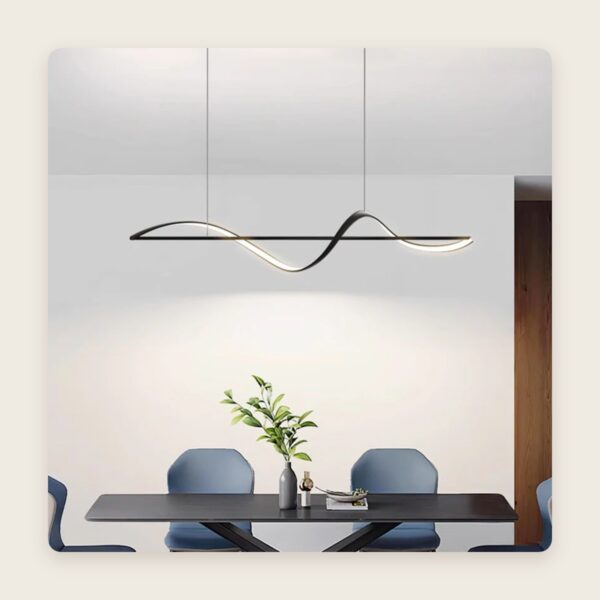 Linear LED Dining Chandelier