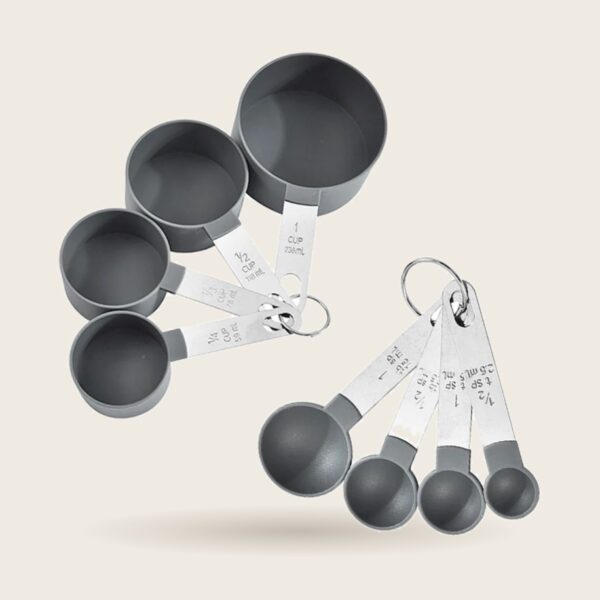Nesting Measuring Cups & Spoons, 8-Piece