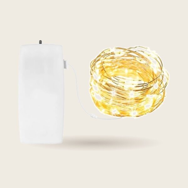 Rechargeable Fairy Lights, 6.5 ft