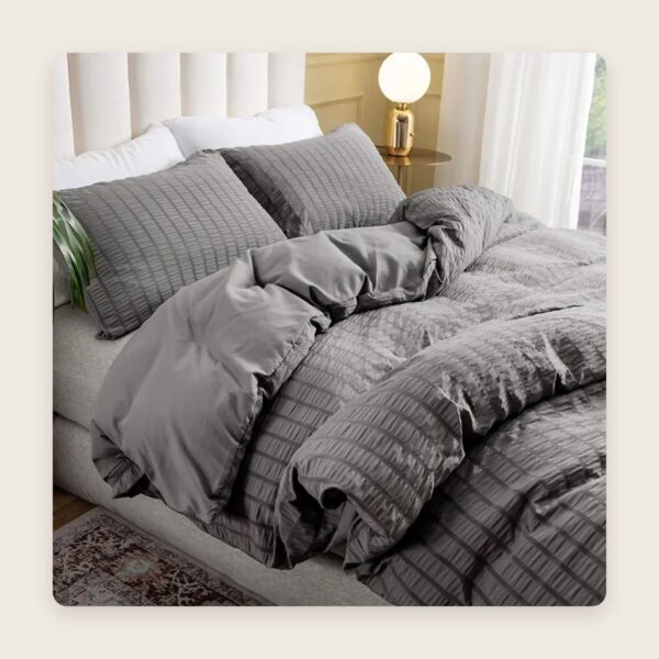 Seersucker Duvet Cover Set