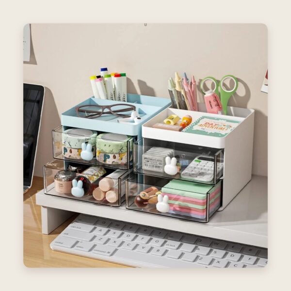 Small Desk Organizer with Drawer