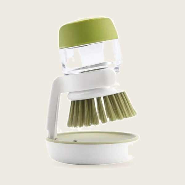 Soap-Dispensing Dish Brush