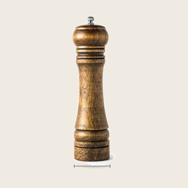Solid Wood Pepper Mill