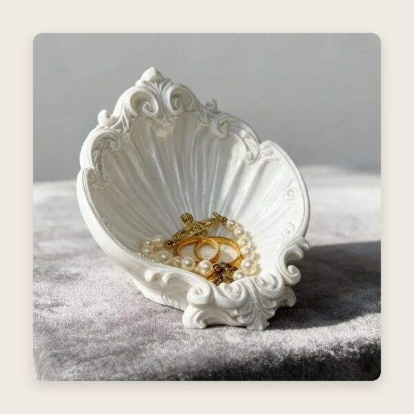 Vintage Shell Jewelry Tray