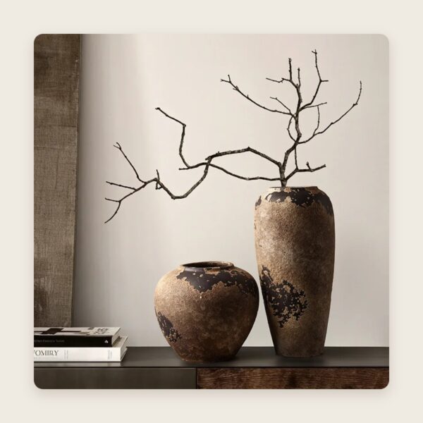 Wabi-Sabi Ceramic Vase